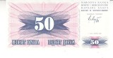 M1 - Bancnota foarte veche - Bosnia si Hertegovina - 25 dinari - 1992