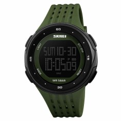 Ceas barbatesc SKMEI army green digital Quartz waterproof pentru inot foto