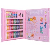 Set pictura si desen Art4Artist, 208 piese, Multicolor, Iso