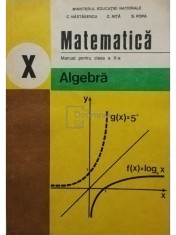 C. Nastasescu - Matematica - Algebra - Manual pentru clasa a X-a (Editia: 1998) foto