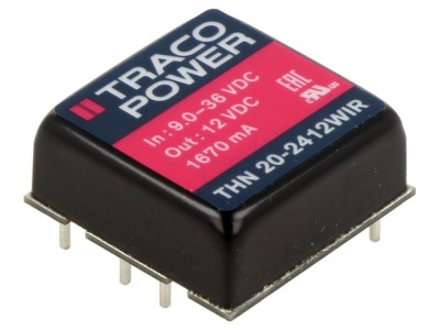Convertor DC/DC 20W, 9&amp;divide;36VDC foto