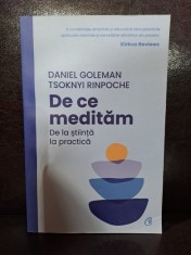 De ce medita. De la stiinta la practica - Daniel Goleman, Tsoknyi Rinpoche foto