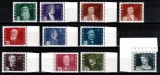 Liechtenstein 1948, Mi #257-266** + 259 b**, pionieri ai aviatiei, Leonardo da Vinci, Otto Lilienthal, Wilbur Wright, MNH, cota 220,- &euro;!