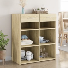vidaXL Dulap, stejar sonoma, 80x42,5x93 cm, lemn prelucrat 3281478
