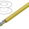 Cablu U/UTP LANBERG 4x2x24AWG CCA PVC galben 305m &Oslash;5,2mm