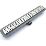 Cumpara ieftin Rigola pentru cabina dus cu gratar din otel inoxidabil, 40 cm