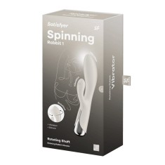 Spinning Rabbit 1 Beige Vibrator Cu Vibrații Și Rotire