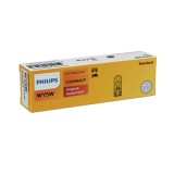 Set 10 Becuri Auto Philips W5W 12V, Fara Soclu, Lumina Galbena, Durata Lunga