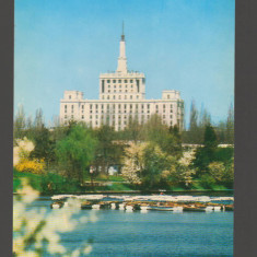 CPIB 17733 CARTE POSTALA - BUCURESTI. LACUL HERASTRAU SI CASA SCANTEII