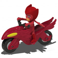 Motocicleta Dickie Toys Eroi in Pijama Moon Rover cu figurina Owlette foto