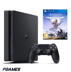 Consola Sony Playstation 4 Slim Ps4 500gb + Controller + Horizon Zero Dawn Complete Edition PlayStation 4, Second-Hand