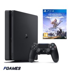 Consola Sony Playstation 4 Slim Ps4 1tb + Controller + Horizon Zero Dawn Complete Edition PlayStation 4, Second-Hand