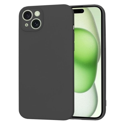 Husa pentru iPhone 15 Plus - Techsuit SoftFlex - Black foto