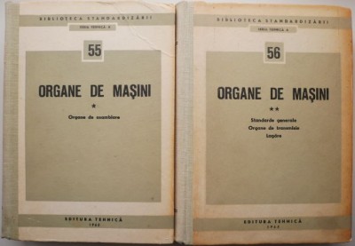 Organe de masini. Biblioteca standardizarii (2 volume) foto