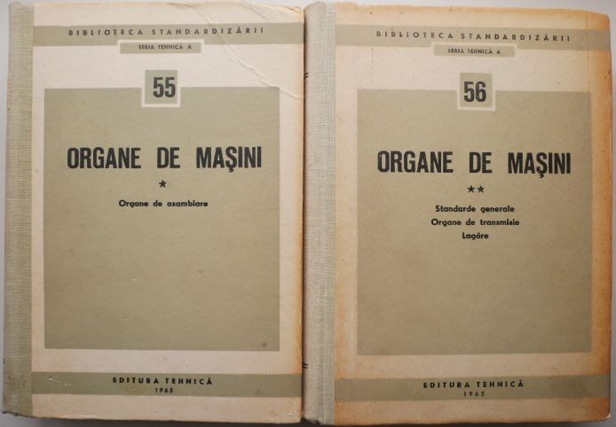 Organe de masini. Biblioteca standardizarii (2 volume)