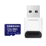 Card memorie SDXC cu cititor card 128GB Samsung PRO Plus MB-MD128KB/WW