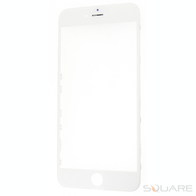 Geam Sticla + OCA iPhone 6s Plus, Complet, White foto