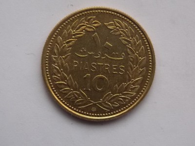 10 PIASTRES 1969 LIBAN foto