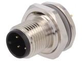 Soclu M12 4-PIN tată IP67 250V, TE Connectivity