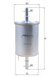 Filtru combustibil Chevrolet Aveo Kalos, Spark; Daewoo Kalos Motor 1.2, 1.2 LPG, 1.4, 1.4 16V, 1.4 CNG, 1.5, 1.6, diam. 54.7 mm, 147 mm, OE 96537170