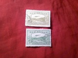 2 Timbre New Guineea colonie britanica 1939 Aviatie 1 si 4p stampilate