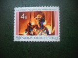HOPCT TIMBRE MNH 670 MUNCA -METALURGIST 1986 -1 VAL AUSTRIA, Nestampilat