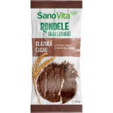 Rondele Simple din Grau cu Glazura de Ciocolata Sano Vita, 56g, Rondele Dulci, Rondele Grau, Rondele Grau Sano Vita, Rondele Simple de Grau, Rondele S