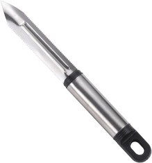 Dispozitiv Peeler, Profesional pentru Taiat, Decojit si Curatat Legume, cu 3 Frunctii, Multifunctional, Argintiu, CBD CORAL BEST DEALS Argintiu 18 cm