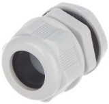 Presetupă, filetată PG21, construcție robustă, gri / 500210