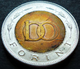 Moneda bimetal 100 FORINTI - UNGARIA, anul 1997 * cod 2313 A