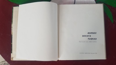 Carte 1966 Borsec-Sovata -Tusnad foto