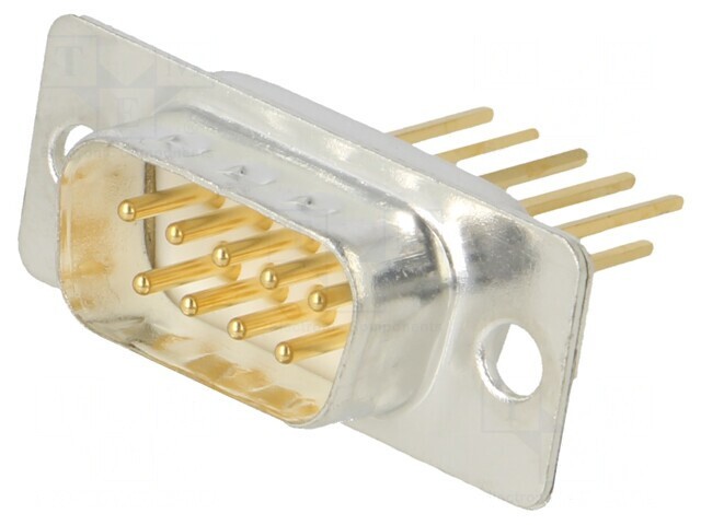 Conector D-Sub 9-Pin Tată PCB Unghi Aurit