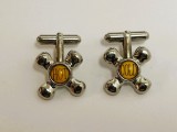 butoni de manșetă cu design tematic de m&acirc;nere/robinete de cadă