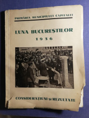 Luna Bucure?tilor 1936 / primaria municipiului capitalei foto