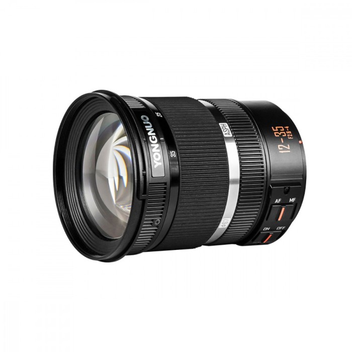 Obiectiv AF Yongnuo 12-35mm F2.8-4M cu Macro pentru Micro Four Thirds M4/3 Mount DESIGILAT