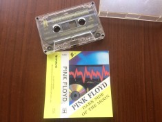 Pink Floyd The Dark Side Of The Moon 1973 album caseta audio muzica prog rock