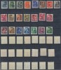 ROMANIA 1945 emisiunea Oradea I serie completa 22 timbre sursarj garantat original de tip I MNH tiraj 255 serii, Nestampilat