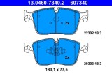 ATE 13.0460-7340.2 set placute frana,frana disc