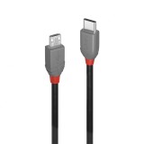 Cablu USB 2.0 tip C la micro USB-B T-T 2m Anthra Line, Lindy L36892