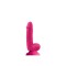 Dildo Clasic Colours Softies, Roz, 15 cm