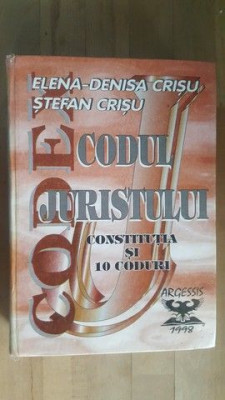 Codul Juristului 1998- Elena-Denisa Crisu, Stefan Crisu foto