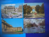 HOPCT LOT 2000 - BUCURESTI -4 CARTI POSTALE-CIRCULATE