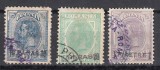 ROMANIA 1896 POSTA ROMANA IN TURCIA PE SPIC DE GRAU SUPRATIPAR NEGRU STAMPILAT