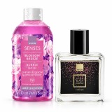 Cumpara ieftin Set Little Black Dress, Apa de Parfum 30 ml + Spumant de Baie Senses Blossom Breeze 250 ml, Avon