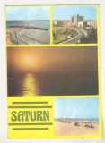 Bnk cp Saturn - Imagini din statiune - circulata, Printata, Constanta