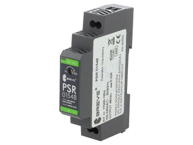 Alimentator pulsatoriu pentru şină DIN 48VDC 320mA
