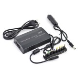 Incarcator de casa sau auto cu tensiune reglabila pentru laptop-uri elSales ELS-100, putere maxima 100 W, 8
