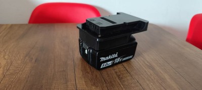Adaptor acumulator Einhell Pxc / Makita / Dewalt la corp Karcher 18v foto