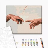 Set pictura pe numere - Creation of Adam | Brushme