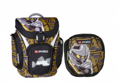 Ghiozdan scoala Explorer + sac sport, LEGO Core Line - design negru NinjaGo Cole foto